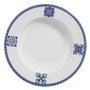 Hermia Vajilla de Porcelana de 24 Piezas en Azul Marino y Turquesa